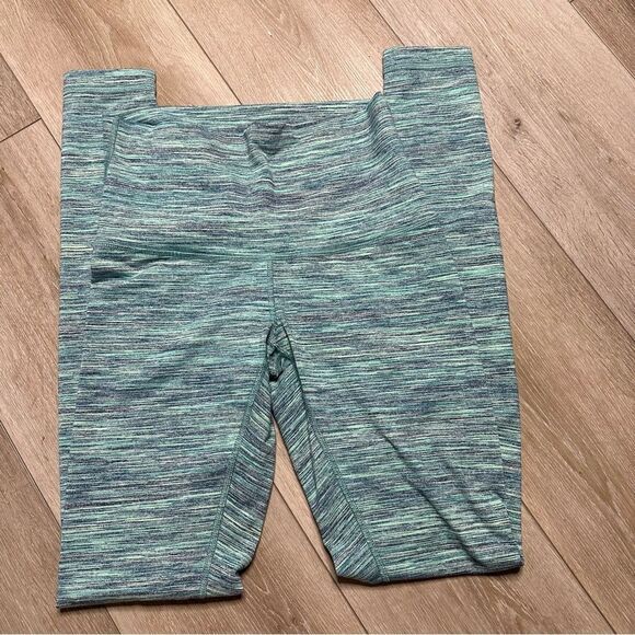 Lululemon Wunder Under Legging‎ (Hi-Rise) Space Dye Camo Alberta Lake Fresh Teal - Picture 3 of 8